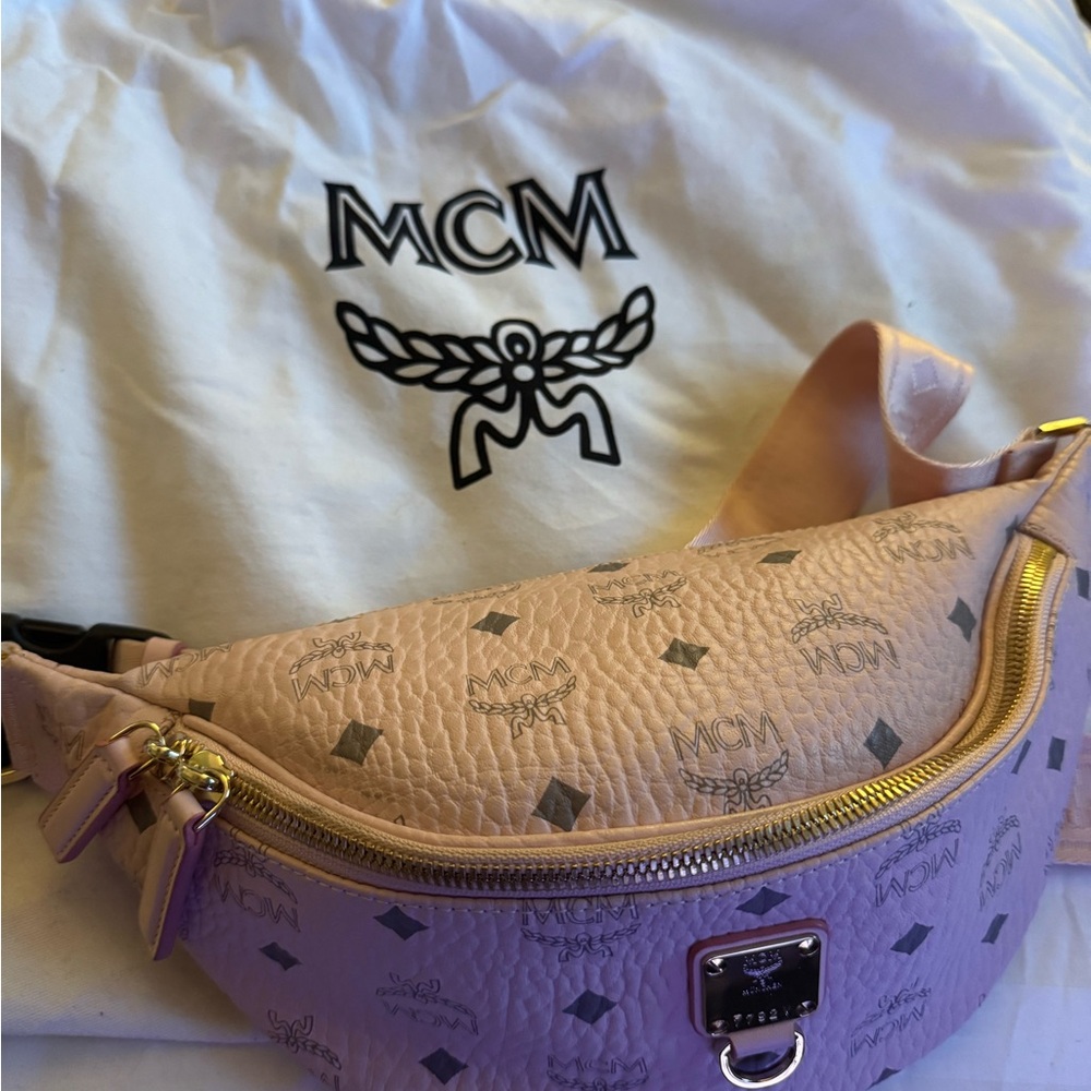 MCM Light Pink Crossbody Bag - Picture 7 of 13
